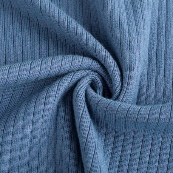 GRACE KARIN Sweater Dress Long Sleeve V Neck Pullover Elegant Midi Knit Dress - Picture 2 of 8